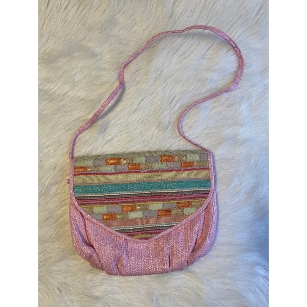 Purse Womens Pink Shoulder Bag Handmade in the Philippines